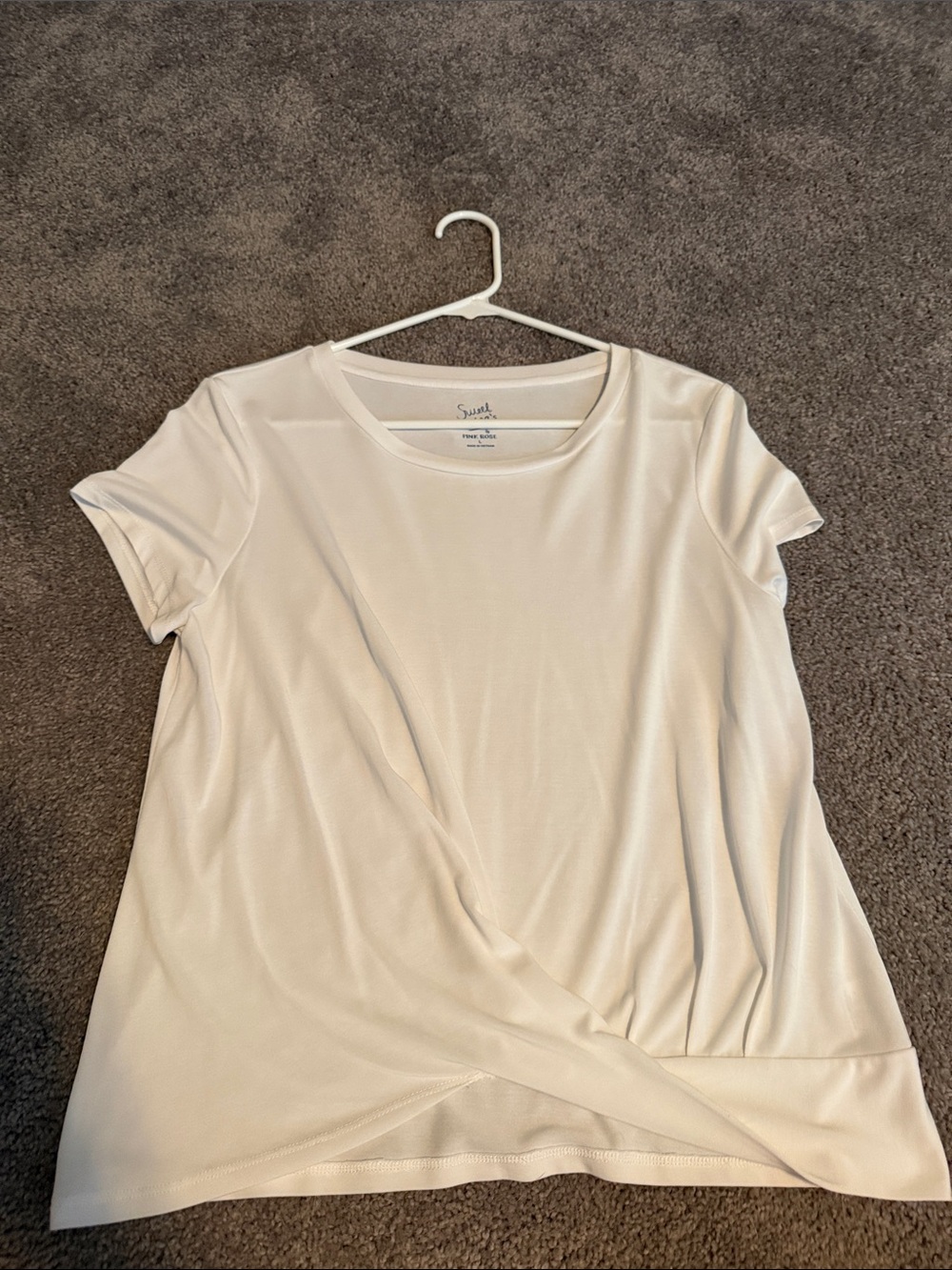 Twist-Front Short Sleeve Tee